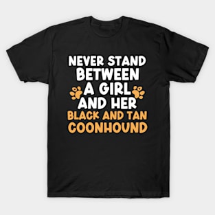 Black And Tan Coonhound Girl T-Shirt